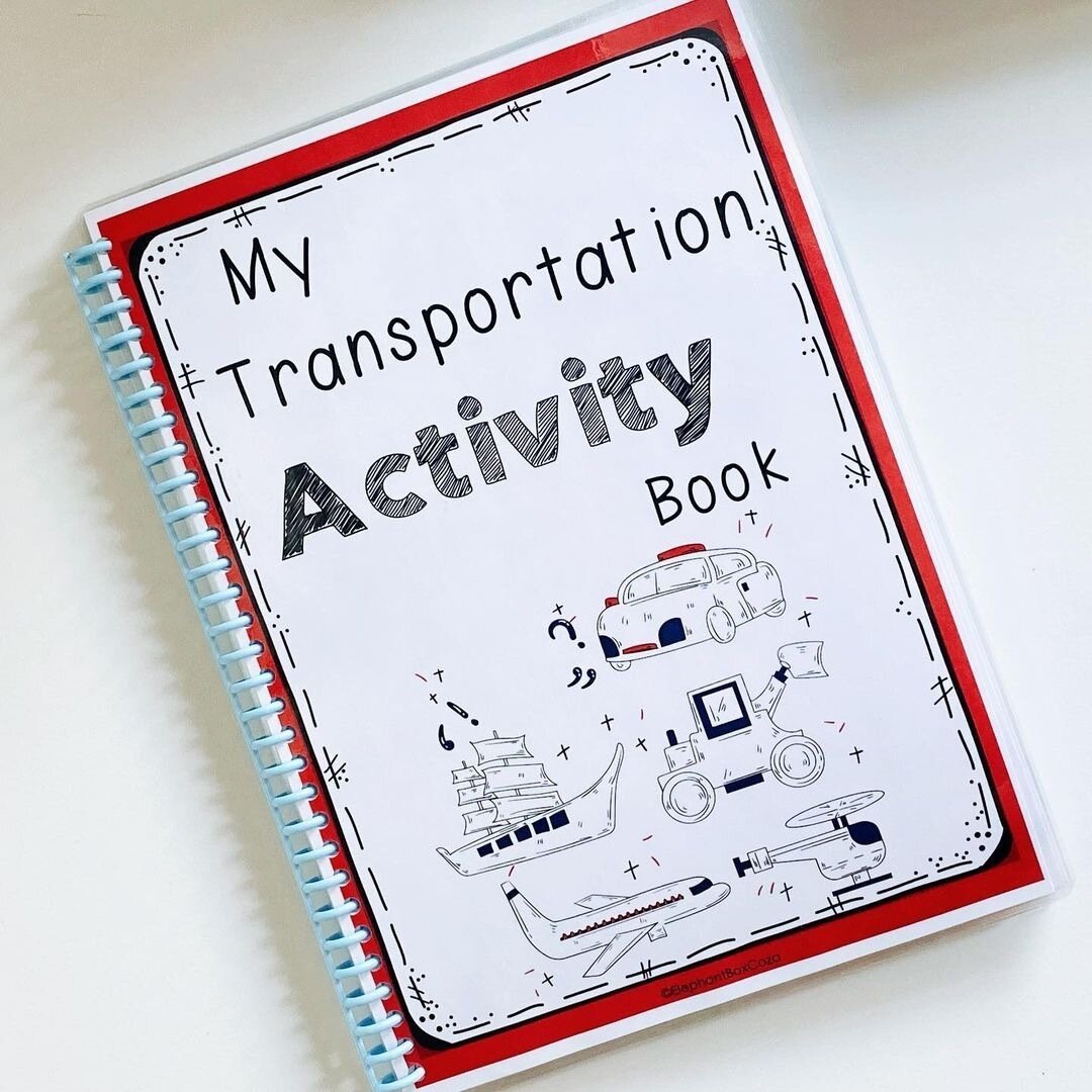 My Transportation Activity Book-PDF Download
