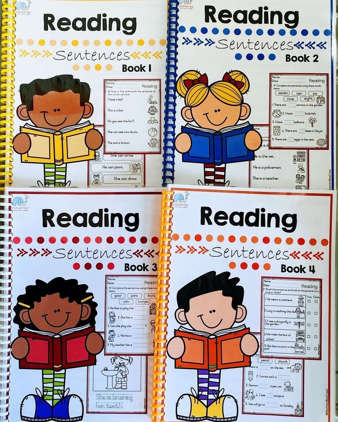 Reading Sentences Book