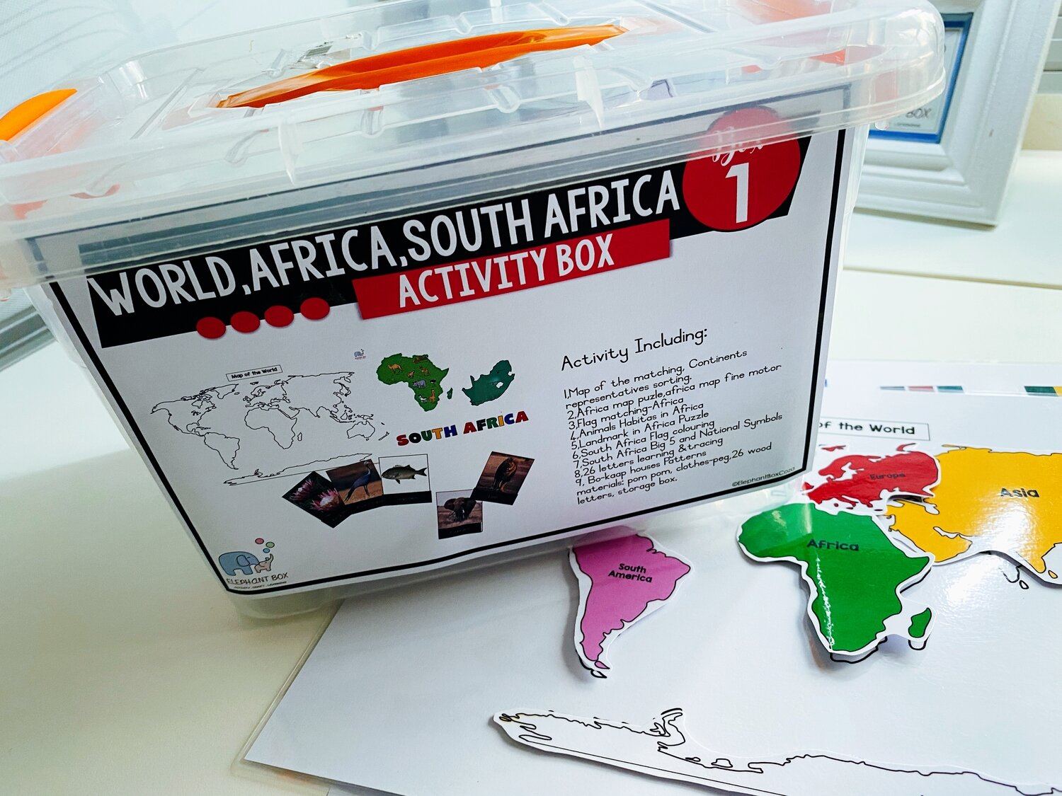 World-Africa-South Africa Activity Box_PDF Download
