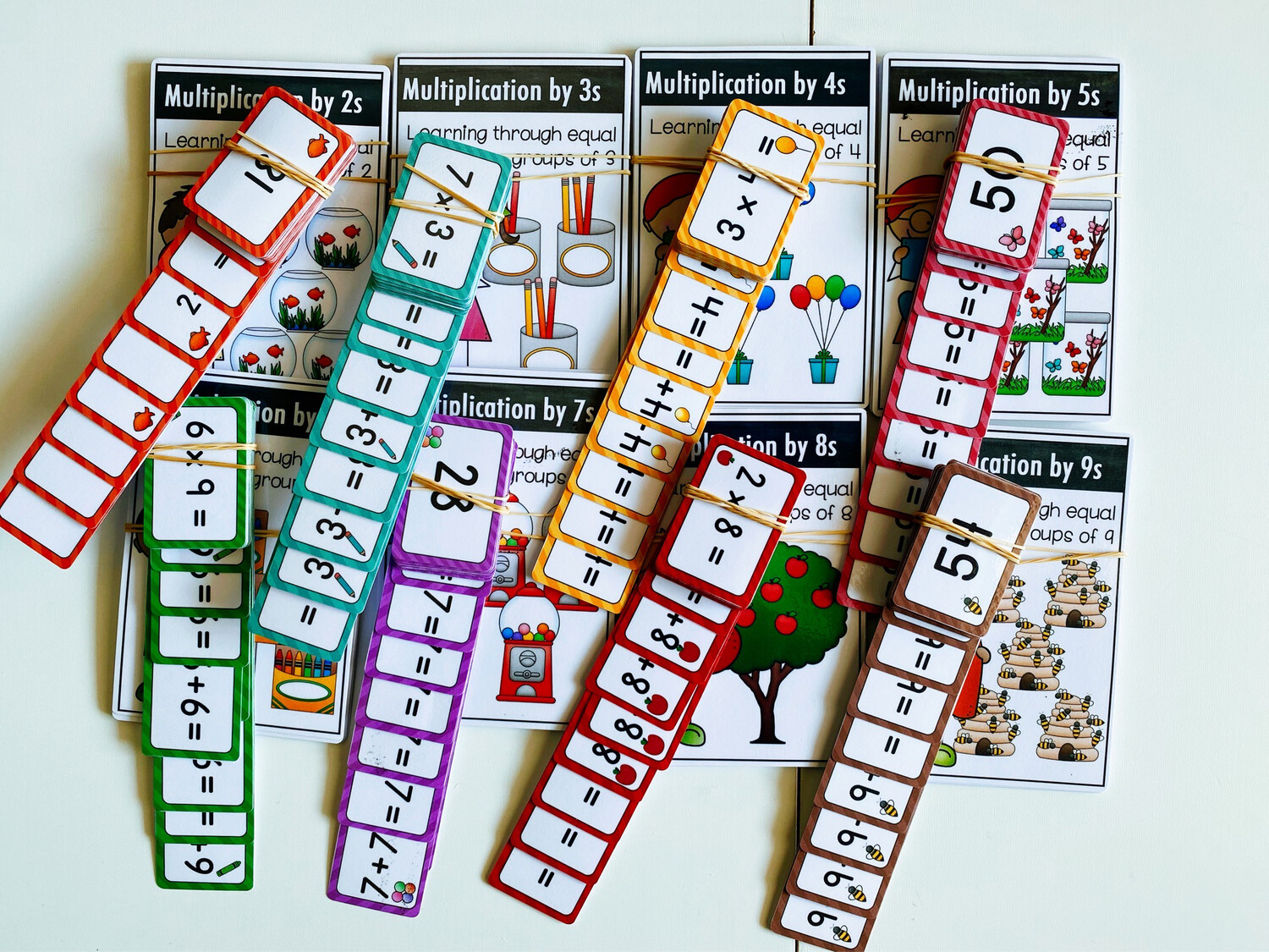 multiplication HAND-ON learning pack