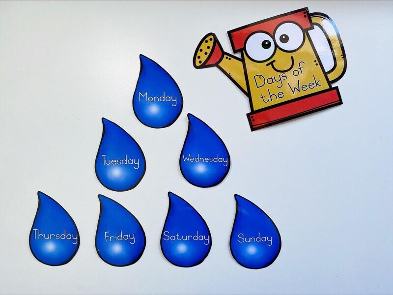 Days of week classroom display