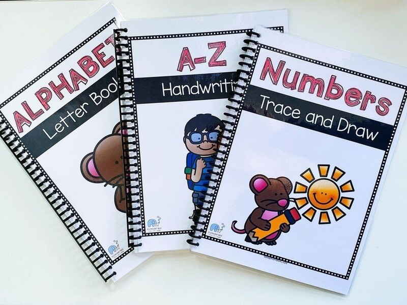 Trace Writing Practice Books Printed