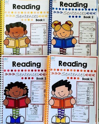 Reading Sentences Book 1 2 3 4 -PDF Download