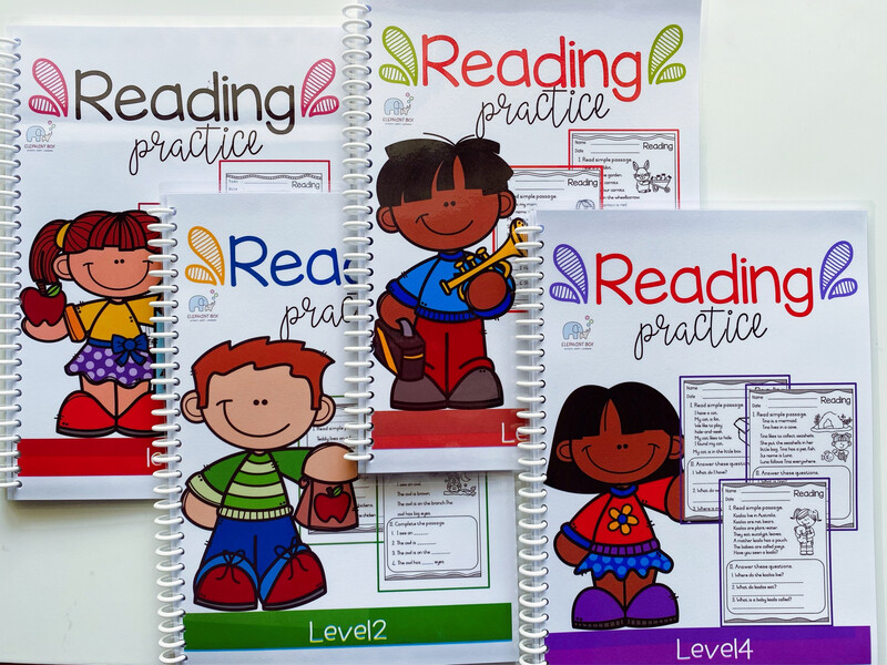 Reading Practice Books (Level1-4) Hardcopy