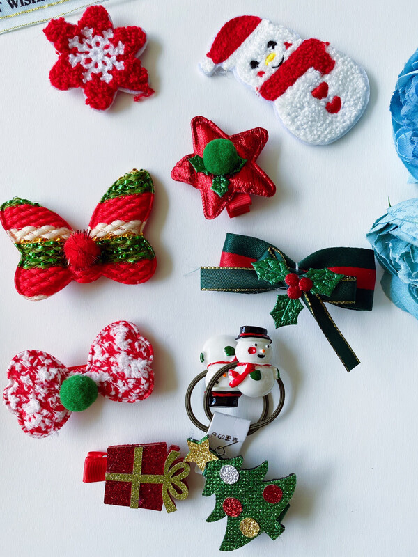 Christmas Theme Hair Clips