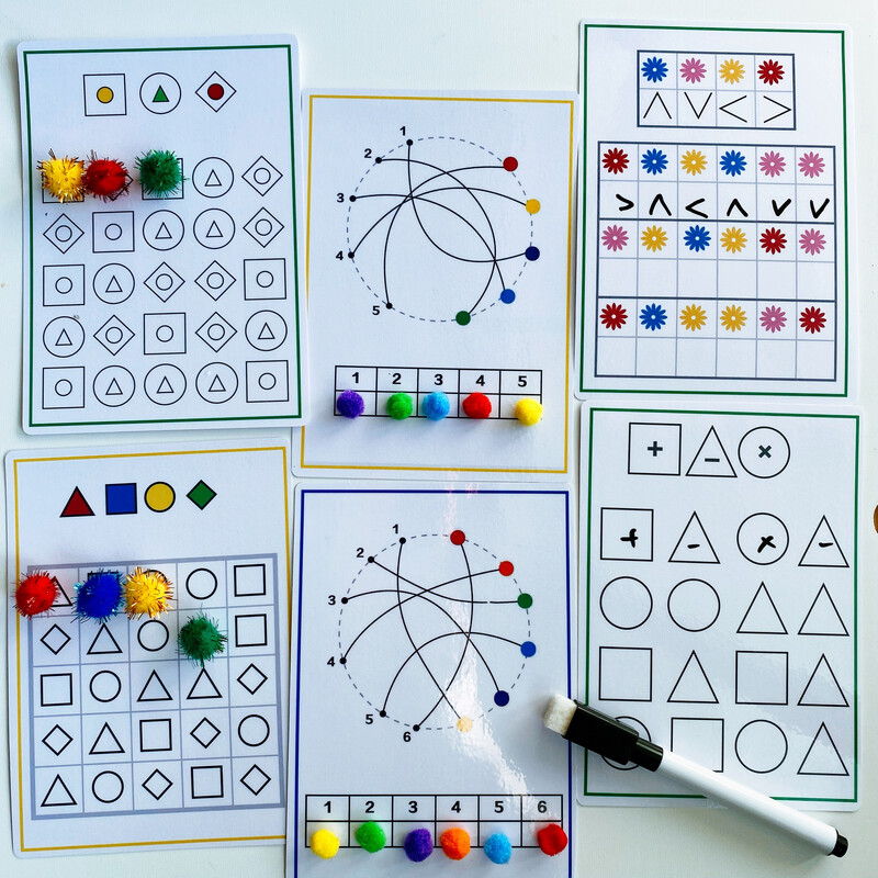 Concentration &amp; Visual Perception Activities