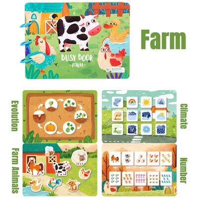 Farm Busy Book