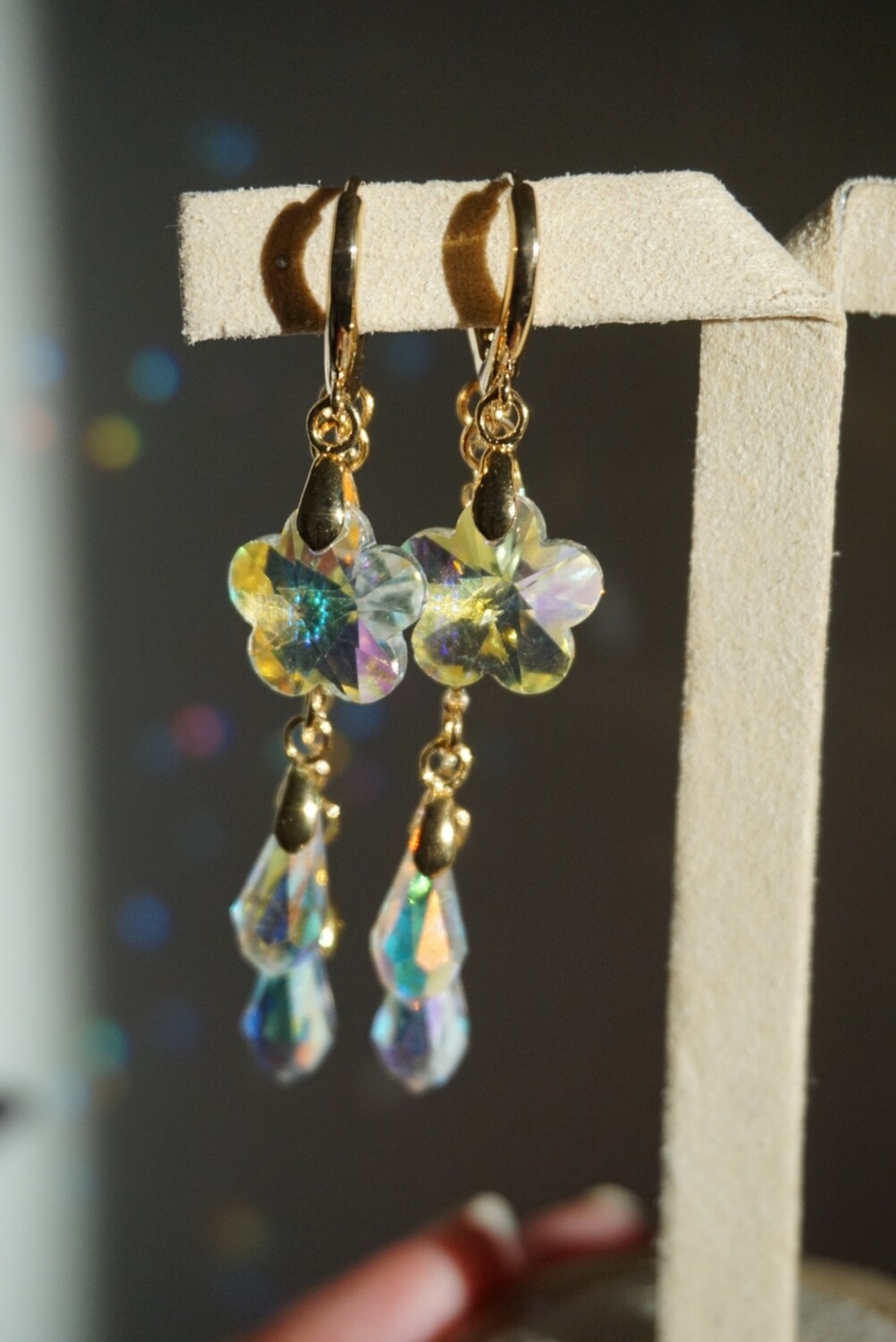 Suncatcher earrings FLOWER
