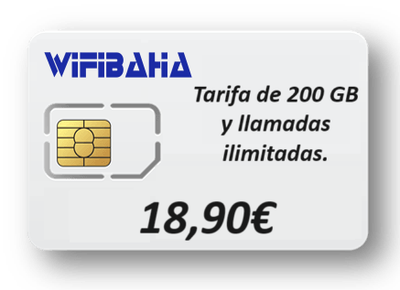 Tarifa de 200GB + ilimitadas