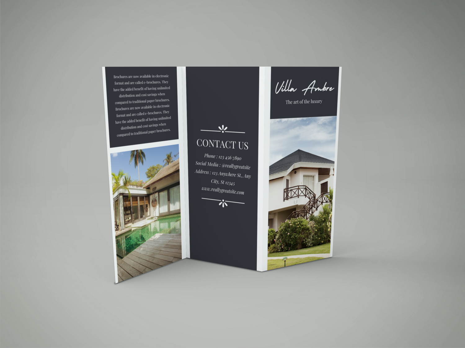design a professional brochure