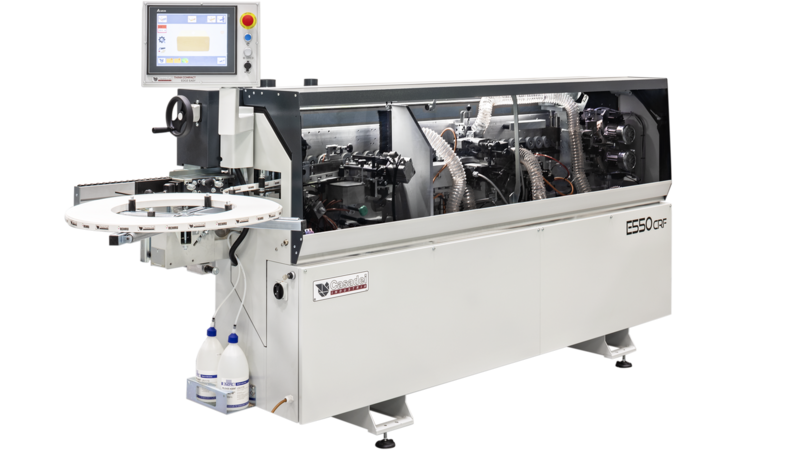 E550F - E550CRF
E550F Plaqueuse de chants automatique avec pot de colle thermofusible de qualité inférieure (EVA), alimentation des panneaux en chaîne et pré-fraisage E550CRF Plaqueuse de chants autom E550F - E550CRF
E550F Plaqueuse de chants automatique avec pot de colle thermofusible de qualité inférieure (EVA), alimentation des panneaux en chaîne et pré-fraisage E550CRF Plaqueuse de chants autom