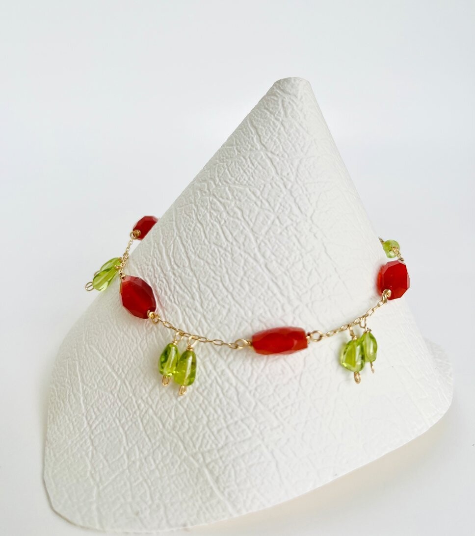 E3 Liliana’s Gems "Tranquillity" - Carnelian & Peridot