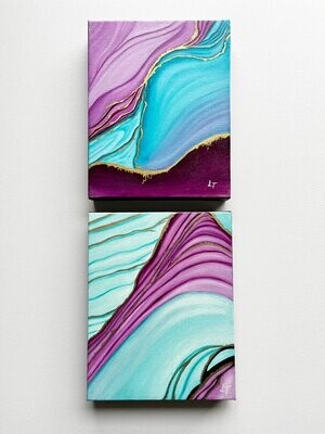 B1. Small Abstract painting in canvas 2 for $200.00