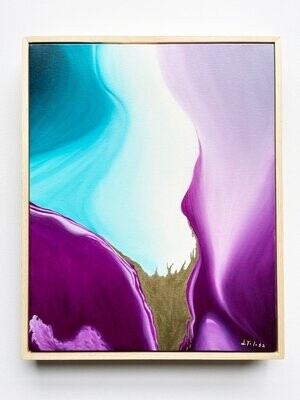 AA1 "Gold on the horizon" - Abstract painting
