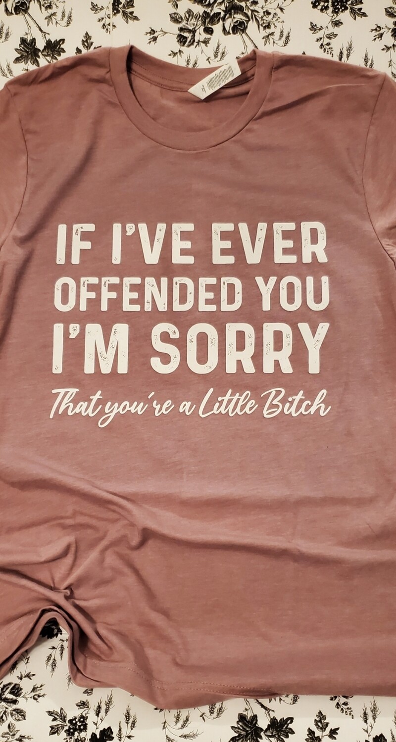 I&#39;m sorry 