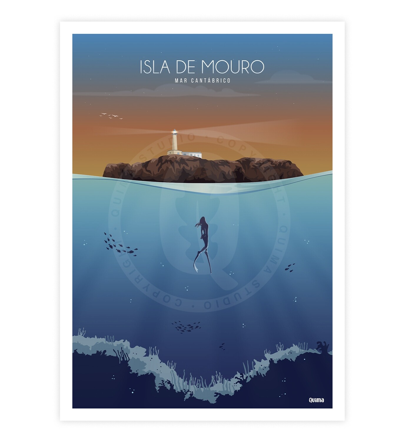 Lámina Isla de Mouro