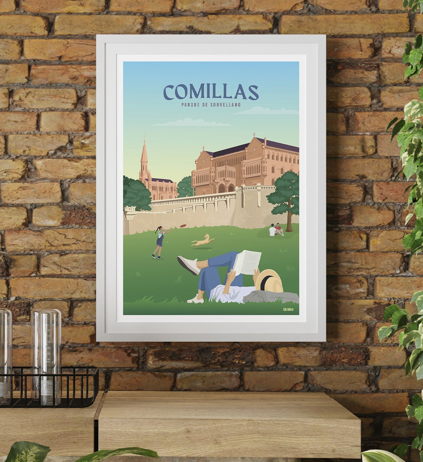 Lámina Comillas, Cantabria