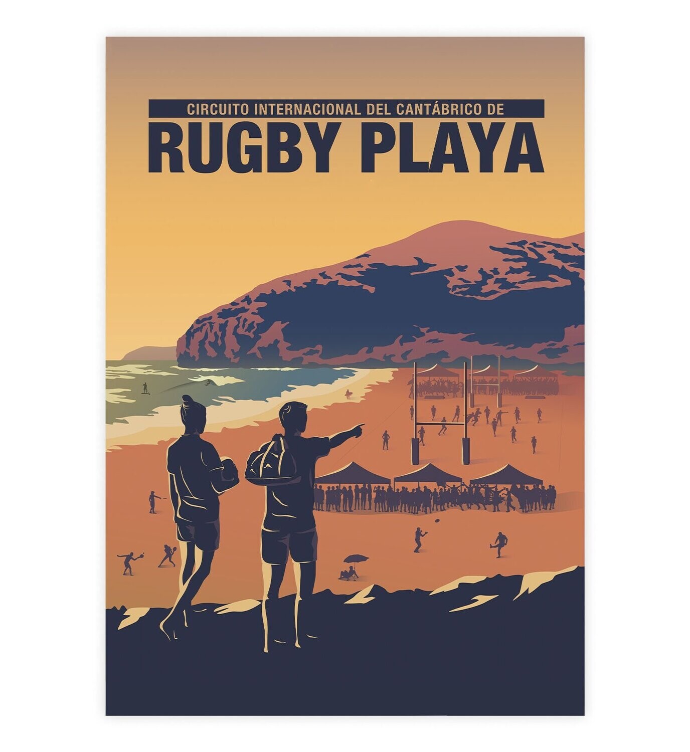 Lámina Circuito Cantábrico Rugby Playa