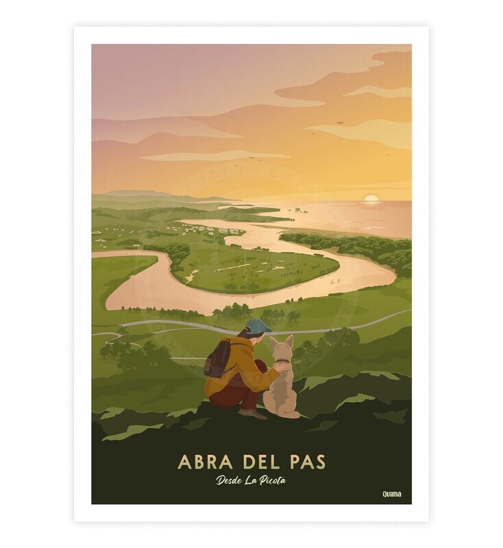 Lámina Abra del Pas, Cantabria