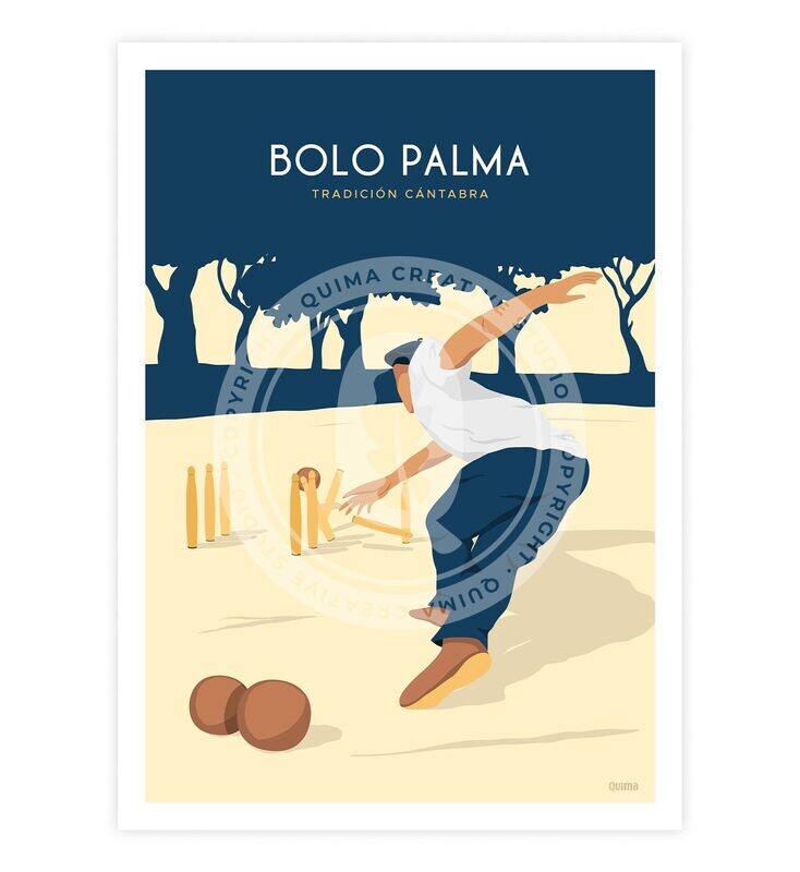 Lámina Bolo Palma, Cantabria