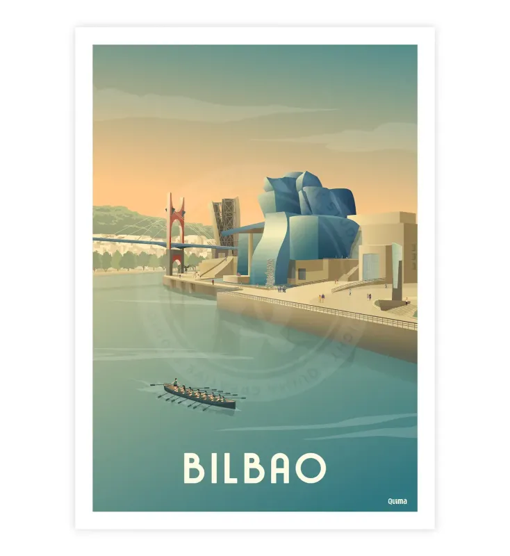 Lámina Bilbao, País Vasco