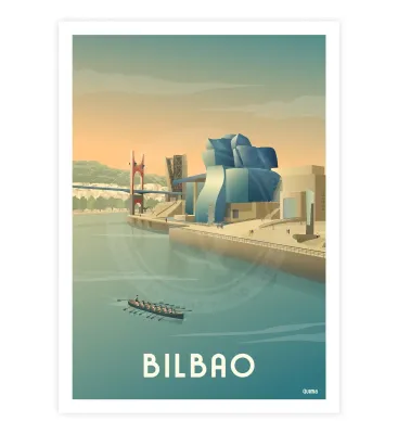 Lámina Bilbao, País Vasco