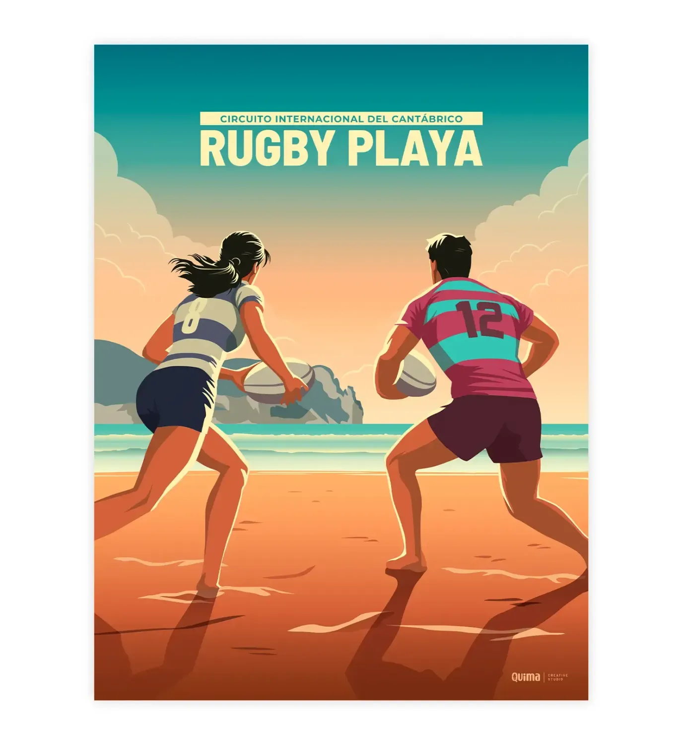 Lámina Rugby Playa Cantabria Ed. 2024