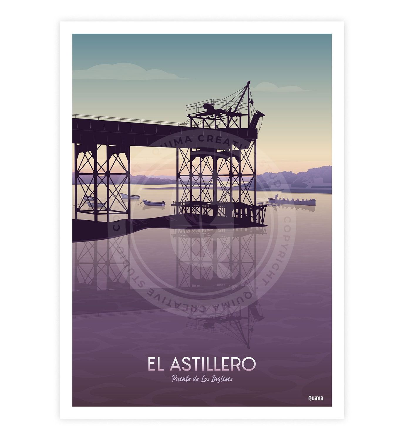 Lámina El Astillero, Tamaño lámina:: 30x40 cm