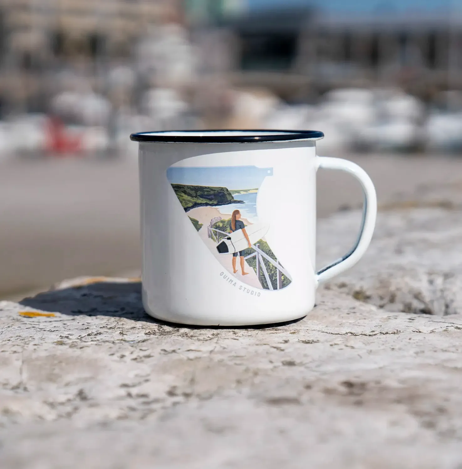 Taza surf quilla
