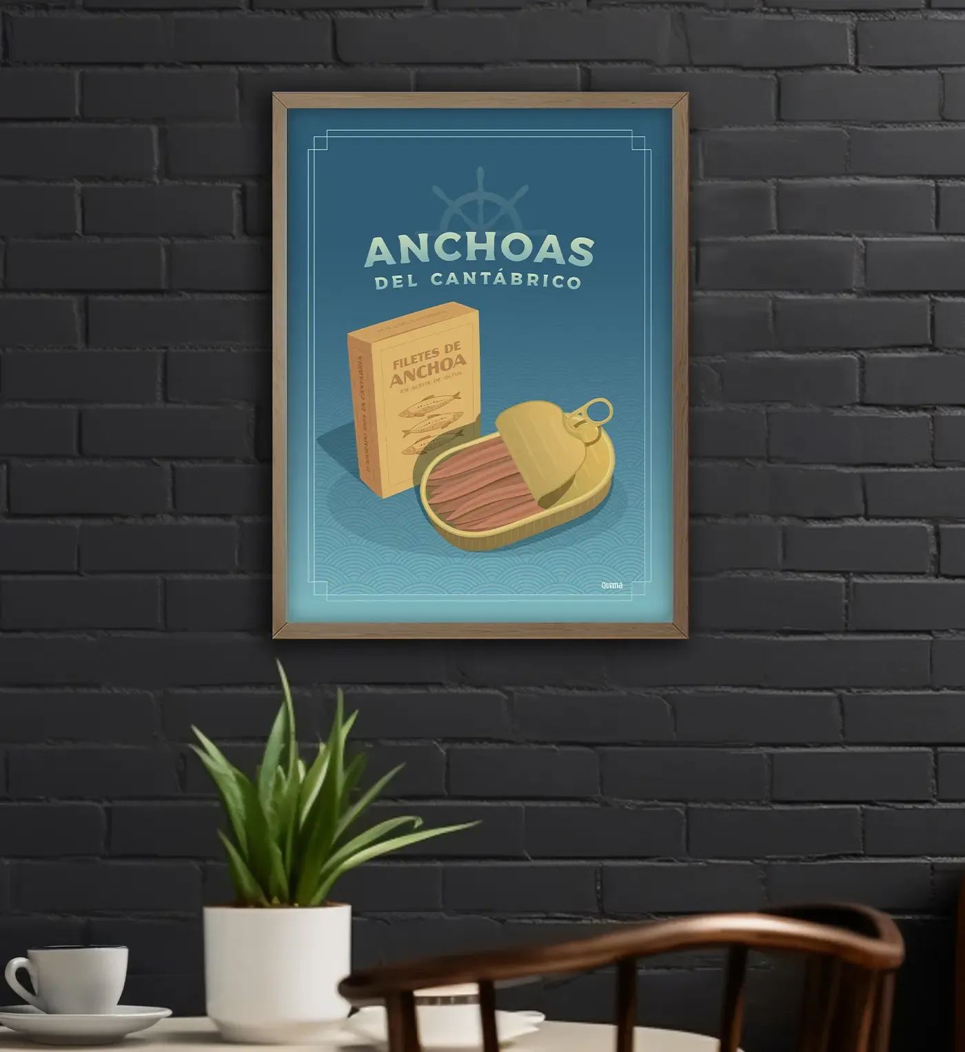 Lámina Anchoas del Cantábrico