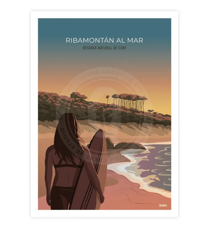 Lámina Ribamontán al Mar