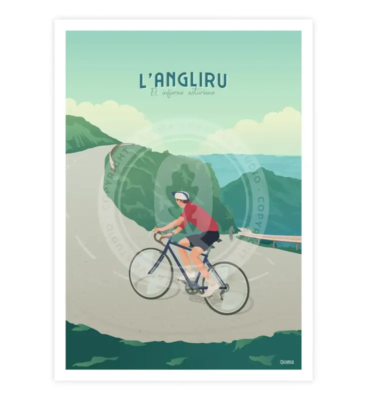 Lámina L'Angliru