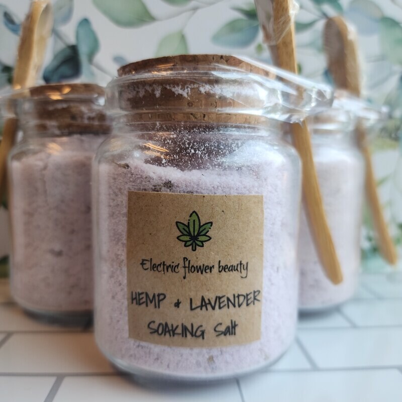 Hemp & Lavender Soaking Salt