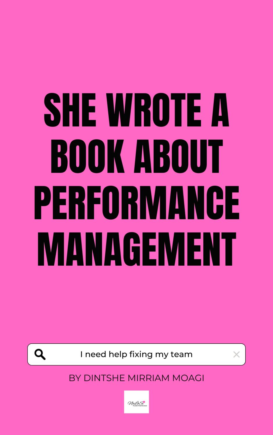 7. SHE WROTE A BOOK ABOUT PERFOMANCE MANAGEMENT PRE-ORDER