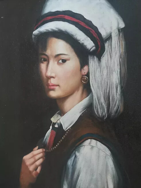 Portrait of a Chinese girl