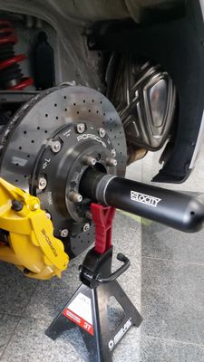 Coatic© Velocity Centerlock wheel alignment tool fits Porsche and Lamborghini