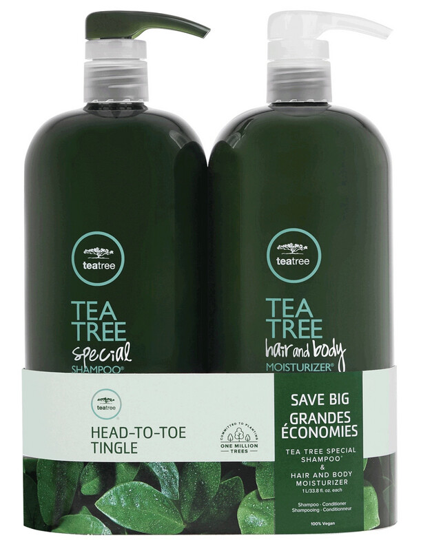 JPMS Tea Tree Shampoo/ Hair And Body Moisturizer Duo 33.8oz
