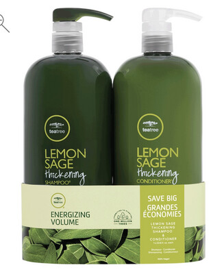 JPMS Lemon Sage Thickening Shampoo/ Conditioner 33.8oz Duo