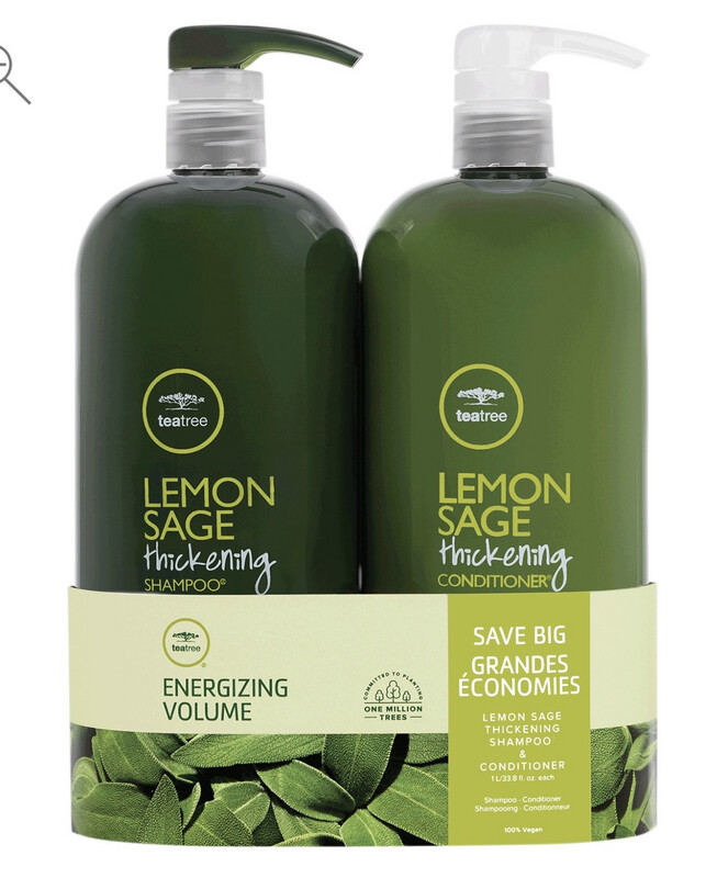 JPMS Lemon Sage Thickening Shampoo/ Conditioner 33.8oz Duo