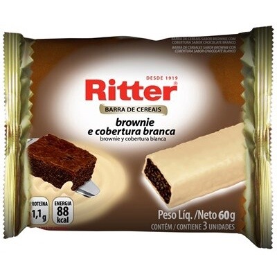 RITTER CEREAL BROWNIE BRANCO SM 03X20GR