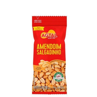 Amendoim salgadinho 100 gramas Agtal