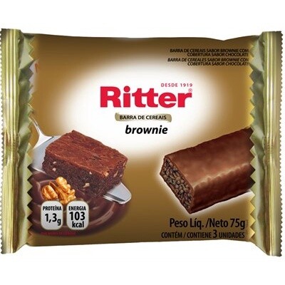 RITTER CEREAL BROWNIE SM 03X25GR