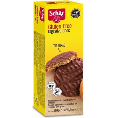 Biscoito chocolate fibras 150 gramas Dr Schar - Sem Glúten