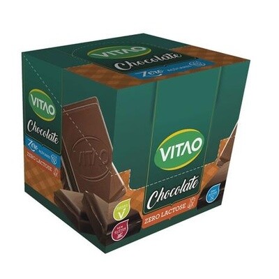 Kit 18 chocolate zero açúcar zer lactose e com cereais com 30 gramas cada Vitao