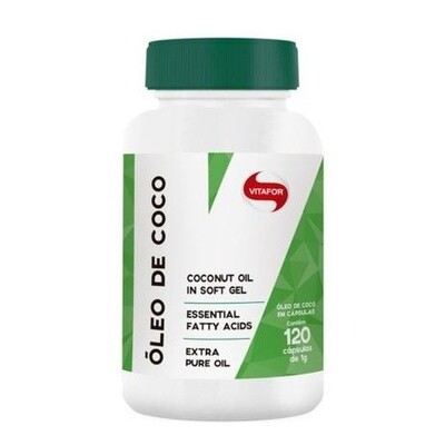 Óleo de coco em cápsulas 120 cps Vitafor