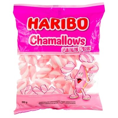 KIT 14X MARSHMALLOW CABLES PINK 250GR HARIBO