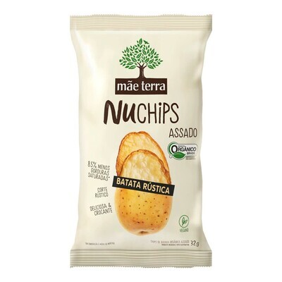 Chips batata rústica orgânica 32 gramas Mãe Terra