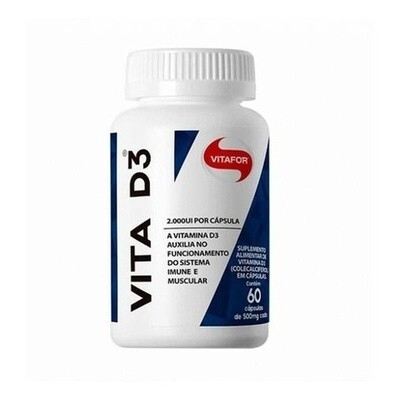 Vitafor Vitamina D3 2.000ui - 60 Caps