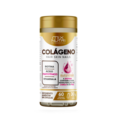 Colageno hair skin 60 cápsulas Mix nutri