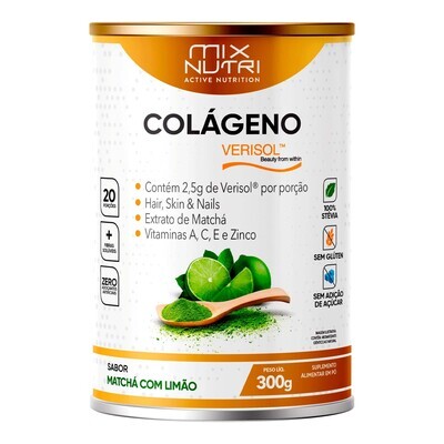 Colageno verisol matcha 300 gramas Mix nutri